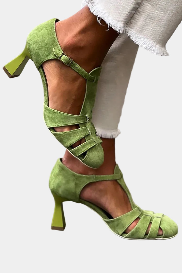 Aria - Sandalia elegante con tacón medio