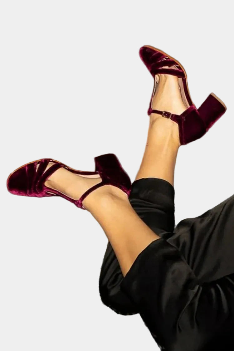 Perséfone - Zapato con tira en forma de T