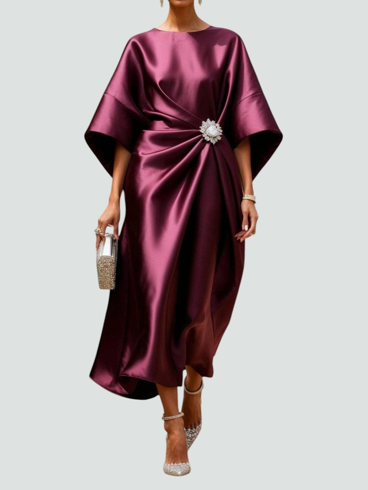 GABRIELLA | Vestido largo de noche con detalles lujosos y elegancia atemporal