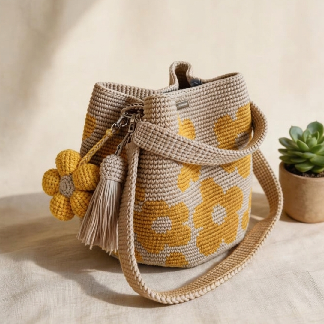 Pandora – Bolso de punto boho