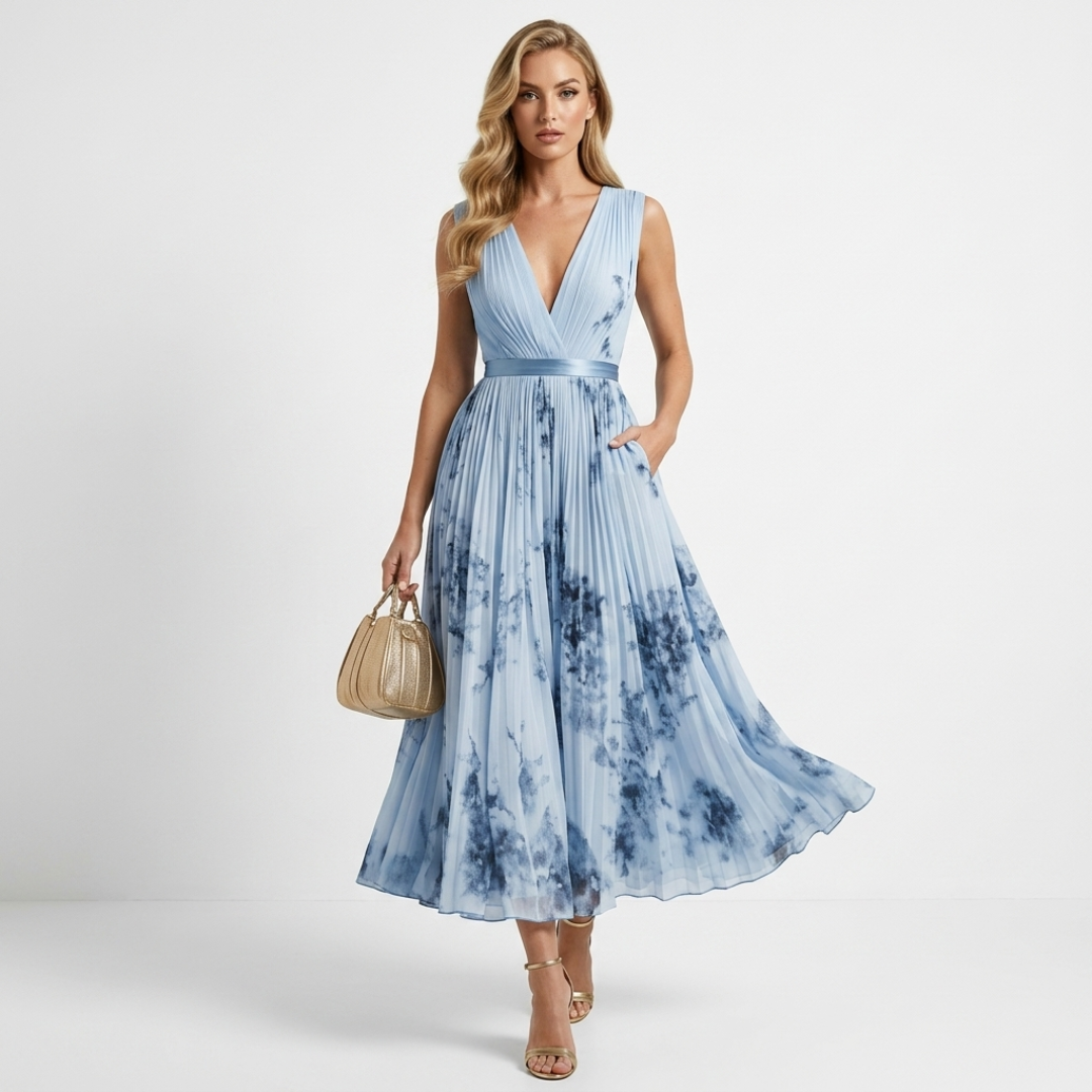 Íris - Vestido con estampado floral