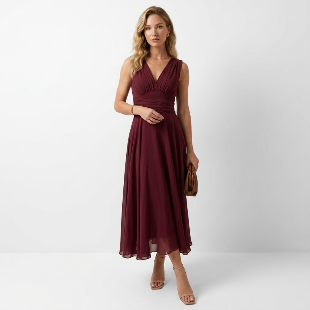 Cora - Vestido con espalda descubierta