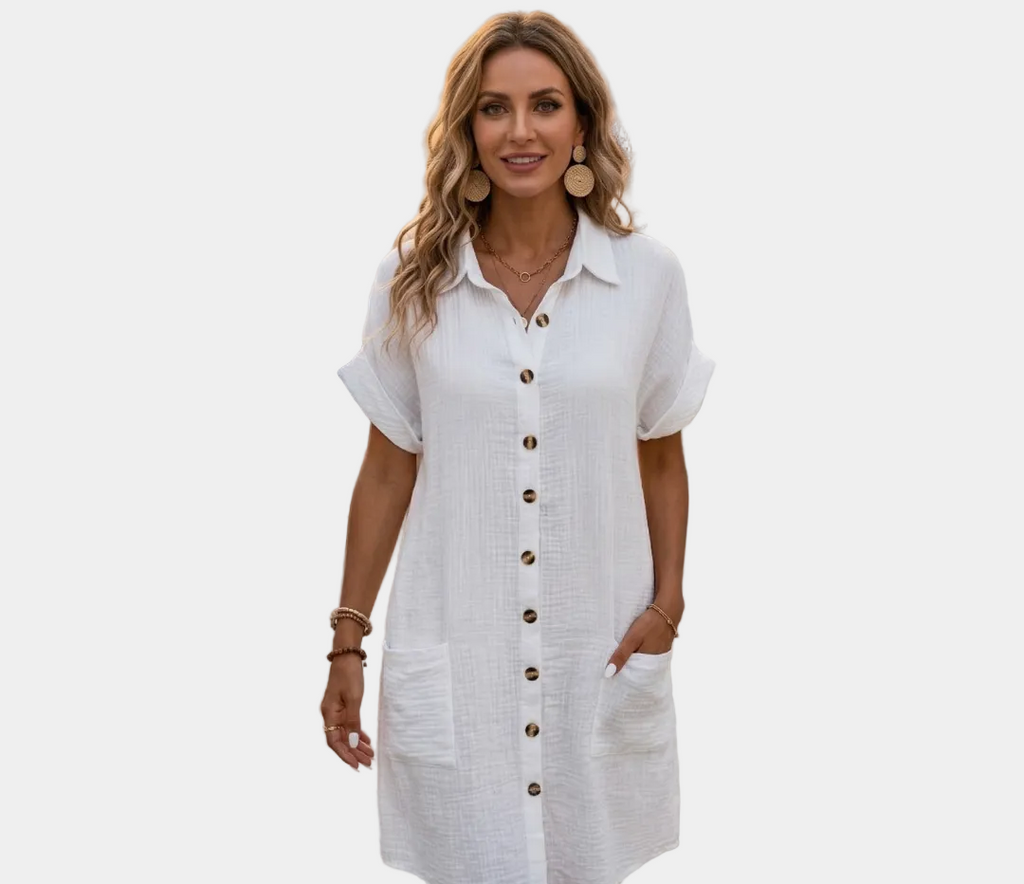 Andréa - Vestido fresco con volantes
