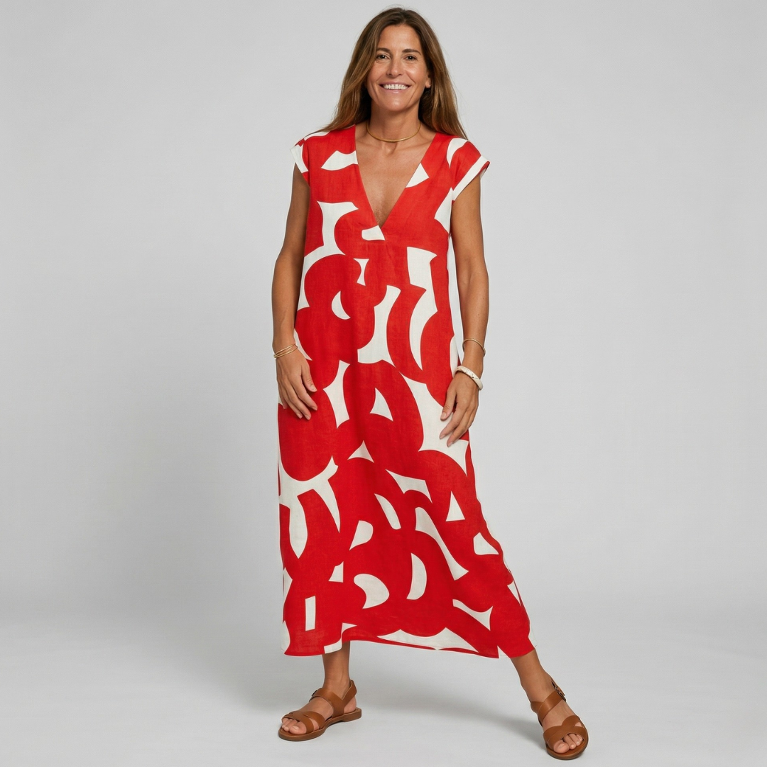 Thetis - Vestido con detalles silenciosos