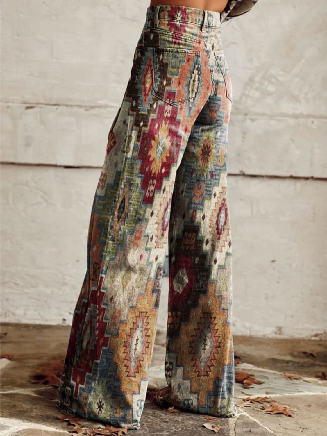 LÉA | Pantalones Chevron Retro Elegantes y Modernos
