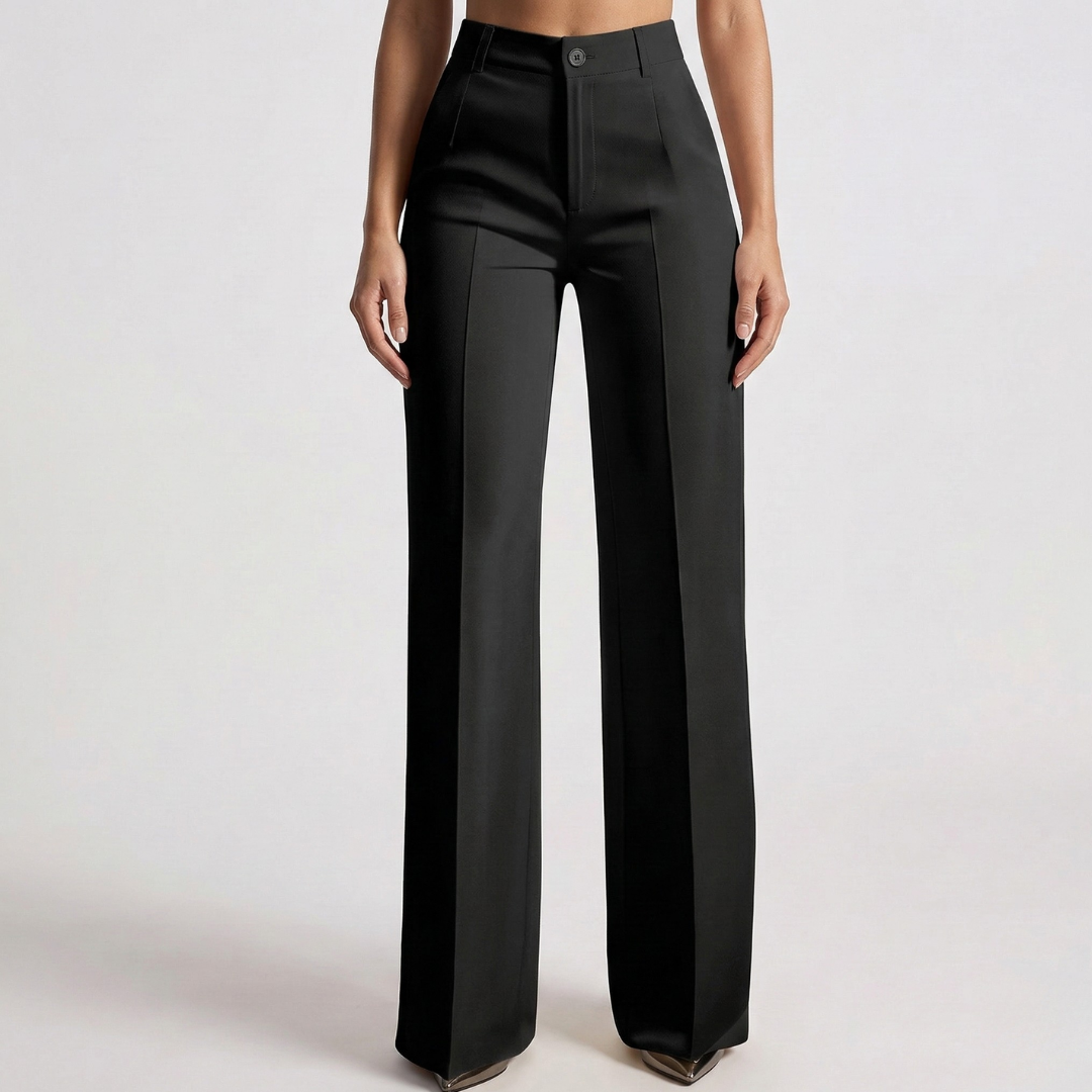 Elaine - Pantalón elegante de cintura alta