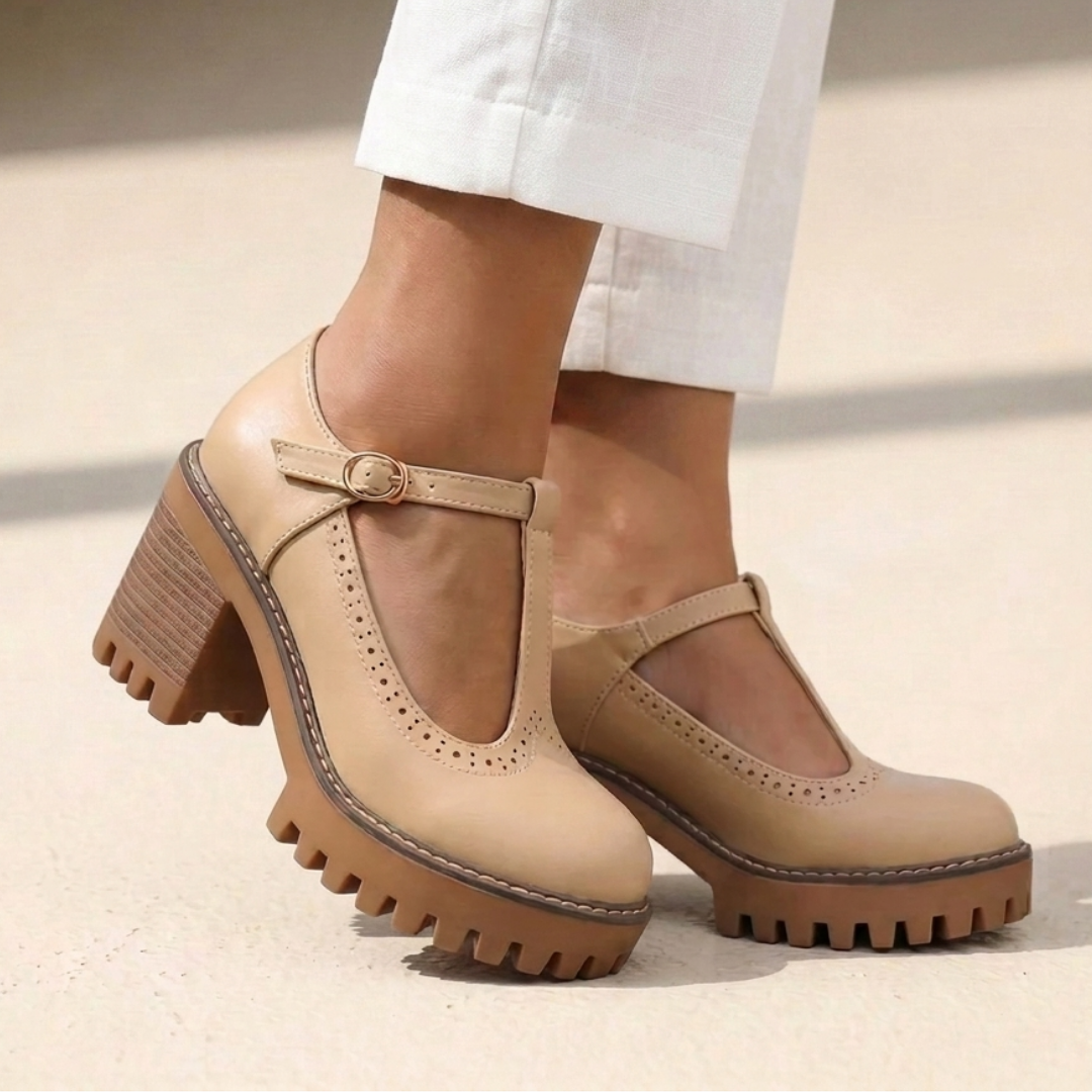 Meg - Tacones elegantes con tira T