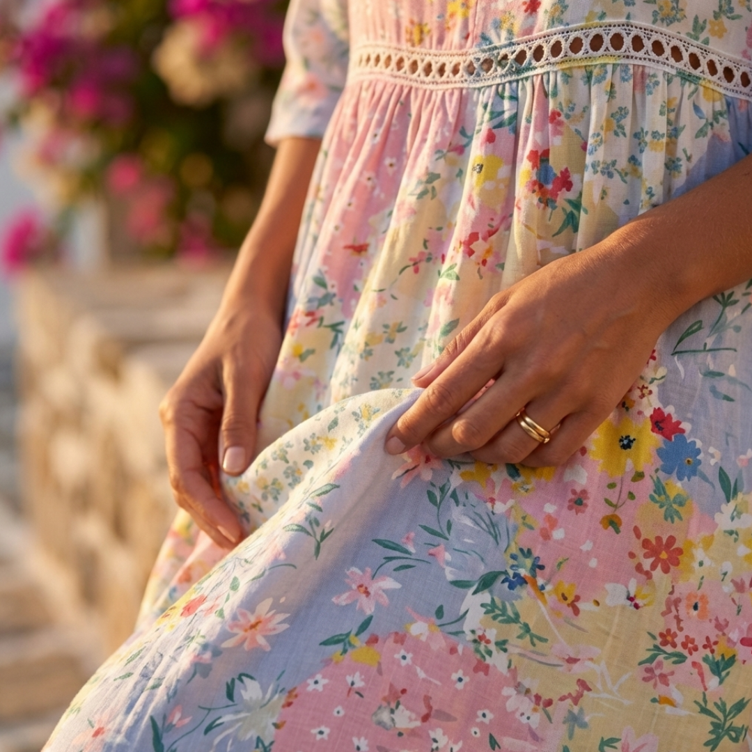 Delphine - Vestido con flores