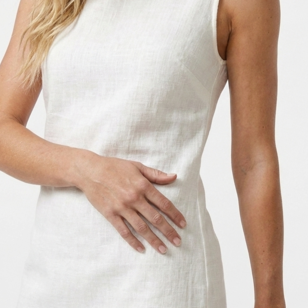 Lídia - Vestido midi con tejido de canalé