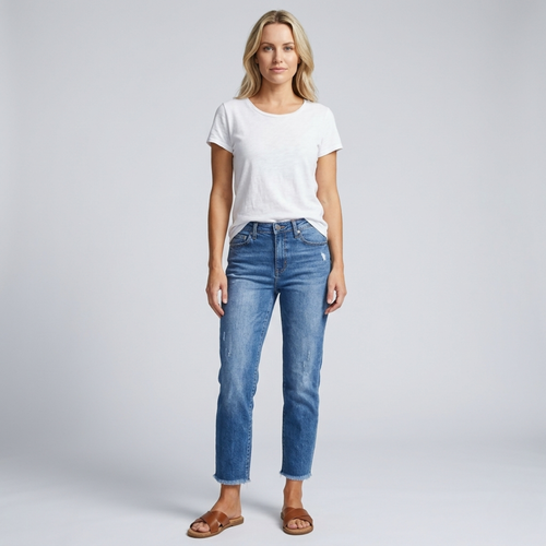 Anastasia - Jeans con perneras cortas