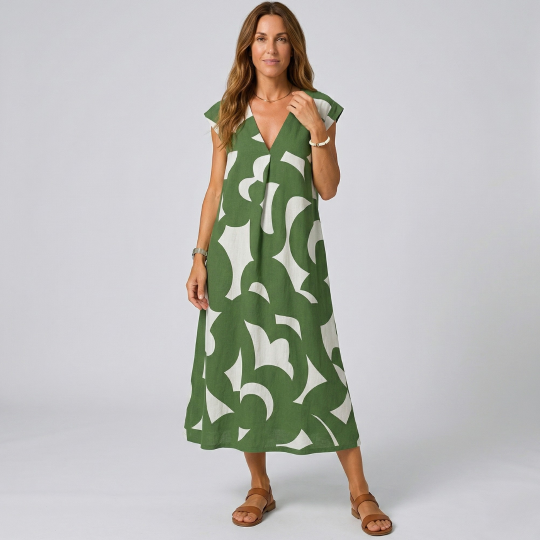 Thetis - Vestido con detalles silenciosos