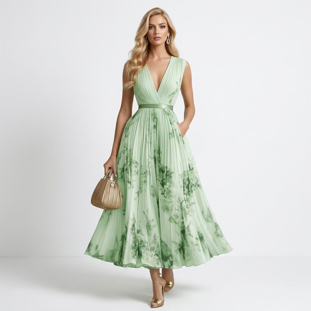 Íris - Vestido con estampado floral