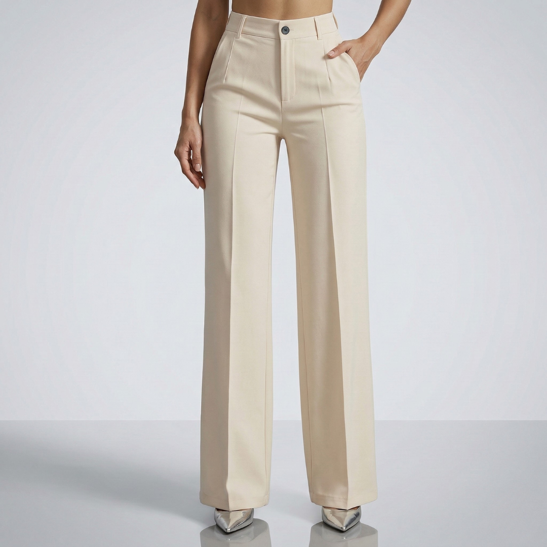 Elaine - Pantalón elegante de cintura alta