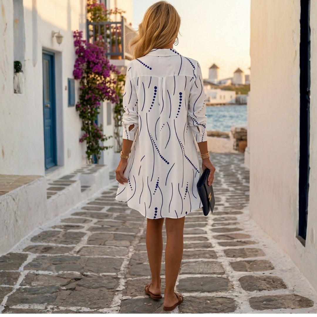 Theia - Vestido camisa elegante y ligero