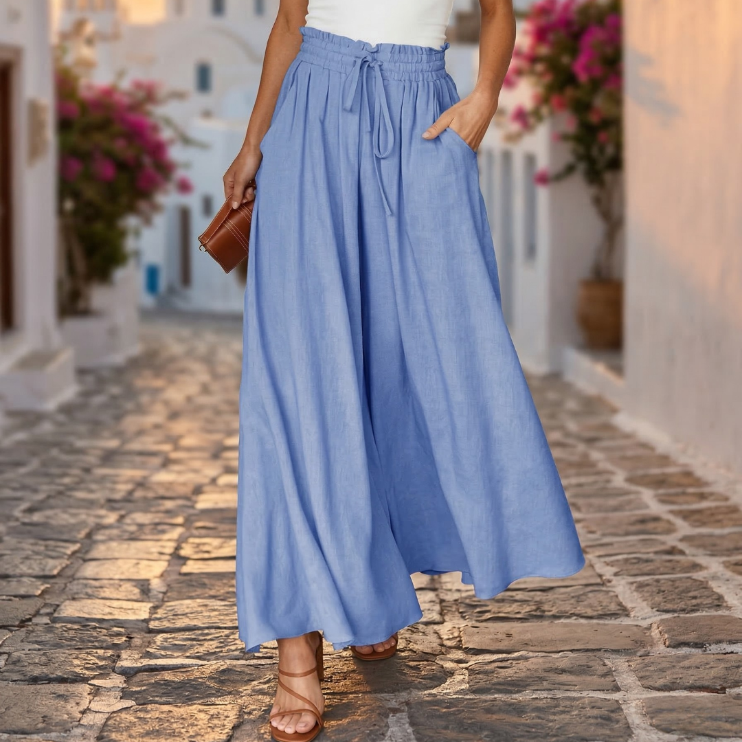Melissa - Pantalón de pierna ancha sin esfuerzo