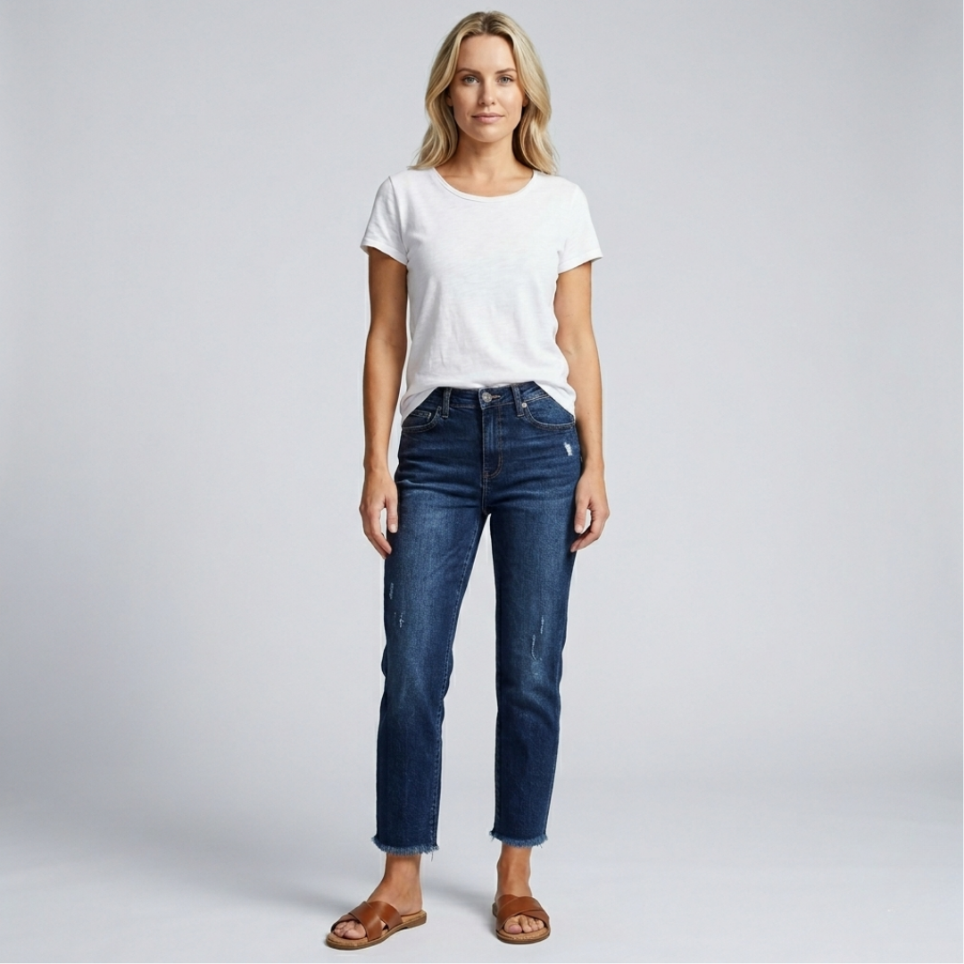 Anastasia - Jeans con perneras cortas