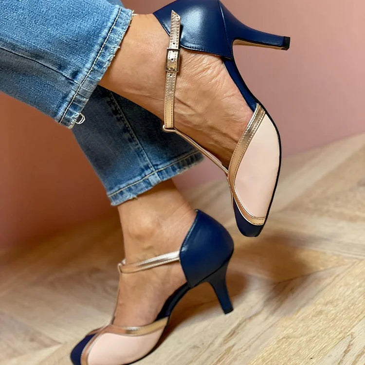Aria - Tacones retro con T-bar