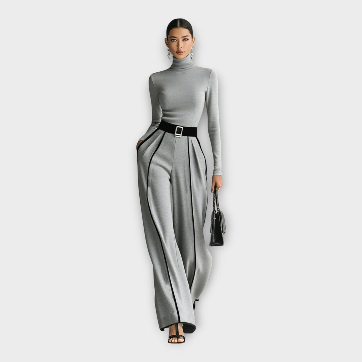 Mono elegante con estética minimalista