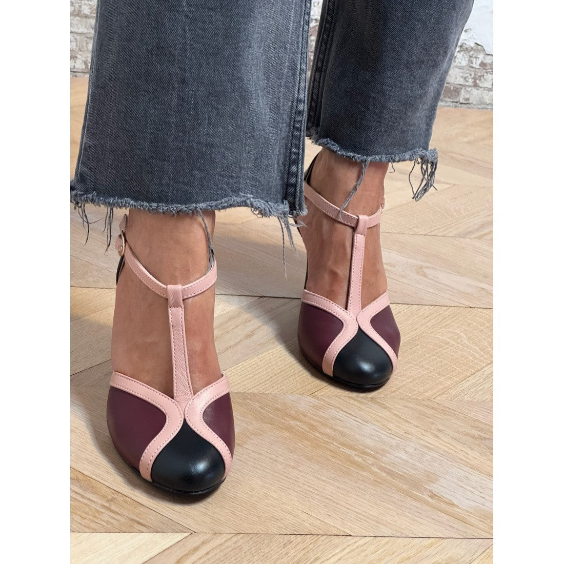 Aria - Tacones retro con T-bar