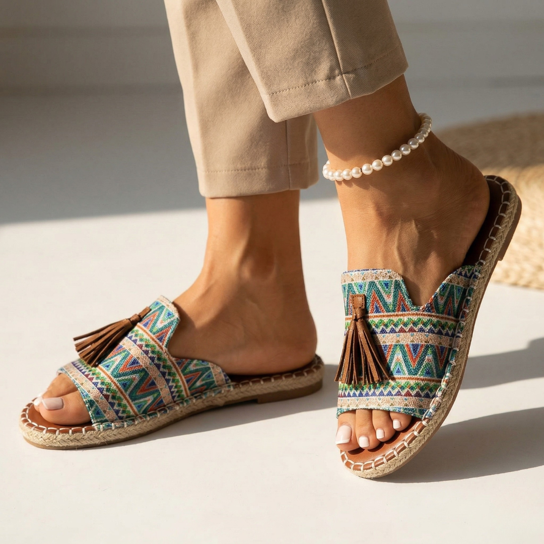 Cynthia - Sandalias planas cómodas