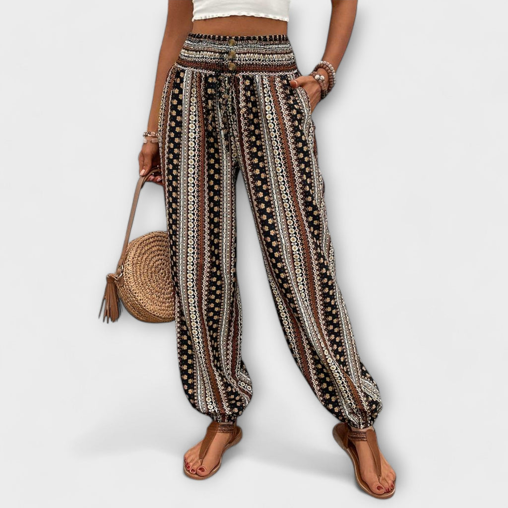 Pantalón con Diseño Etnográfico