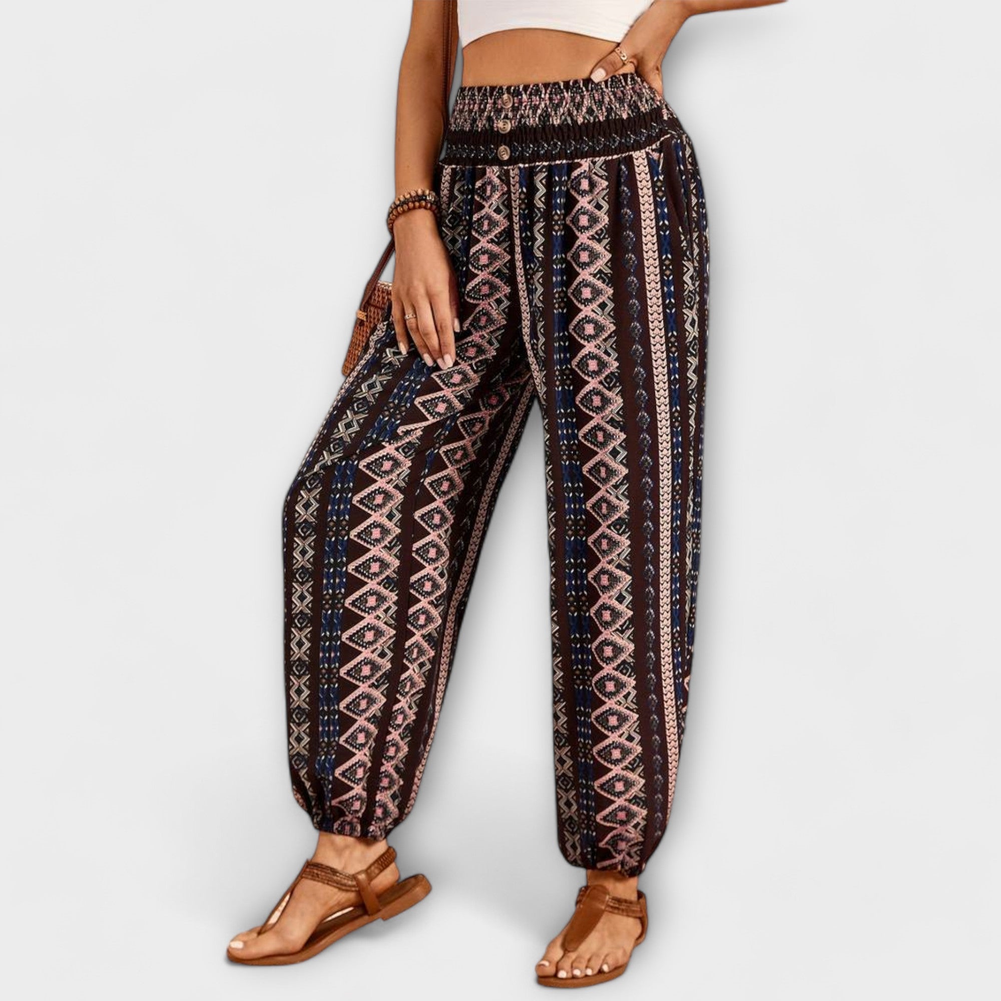 Pantalón con Diseño Etnográfico