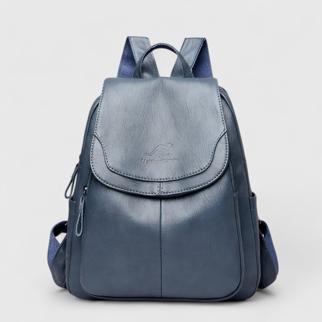 Kallisto - Mochila de cuero con diseño y estilo antirrobo
