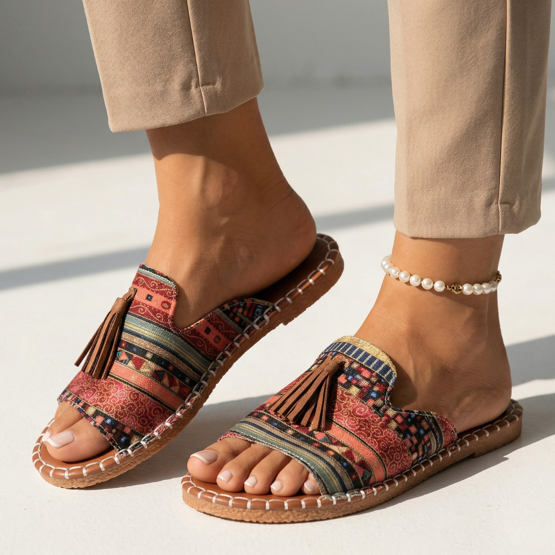 Cynthia - Sandalias planas cómodas