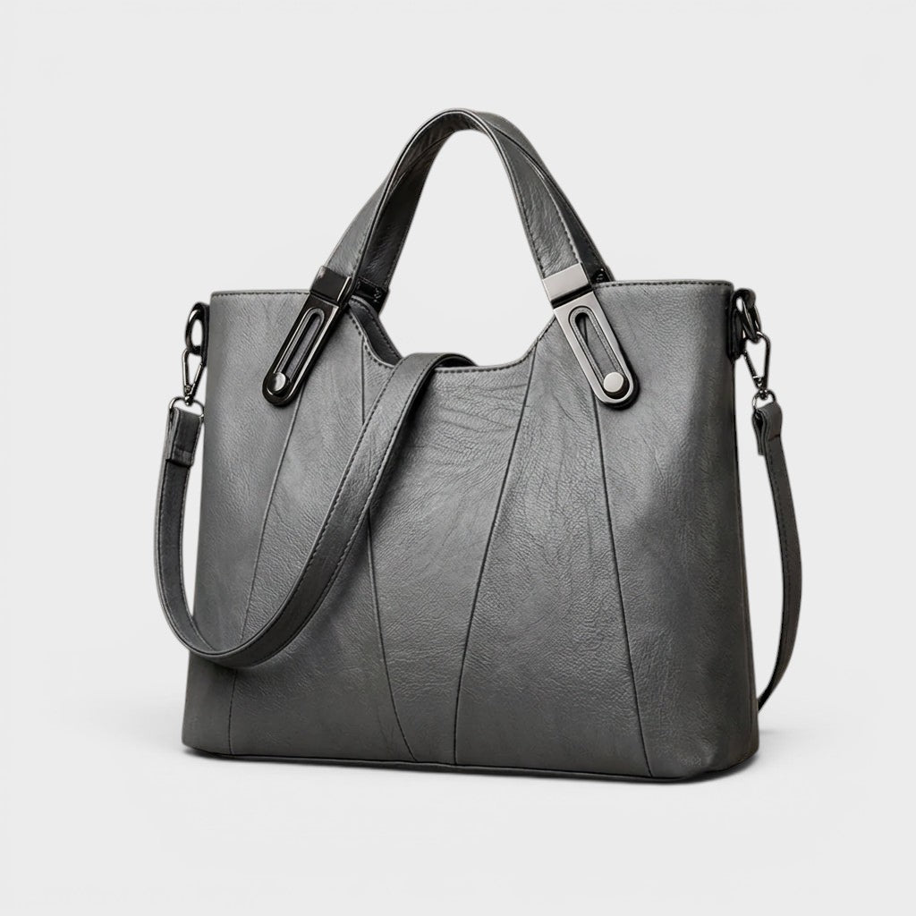 Milena - Elegante Bolso de Mano de Cuero