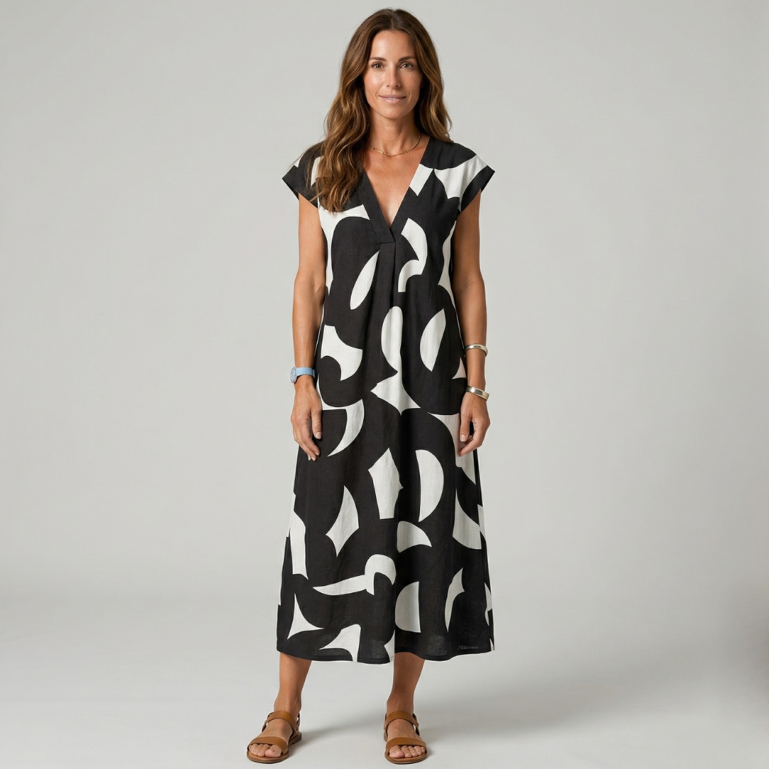 Thetis - Vestido con detalles silenciosos