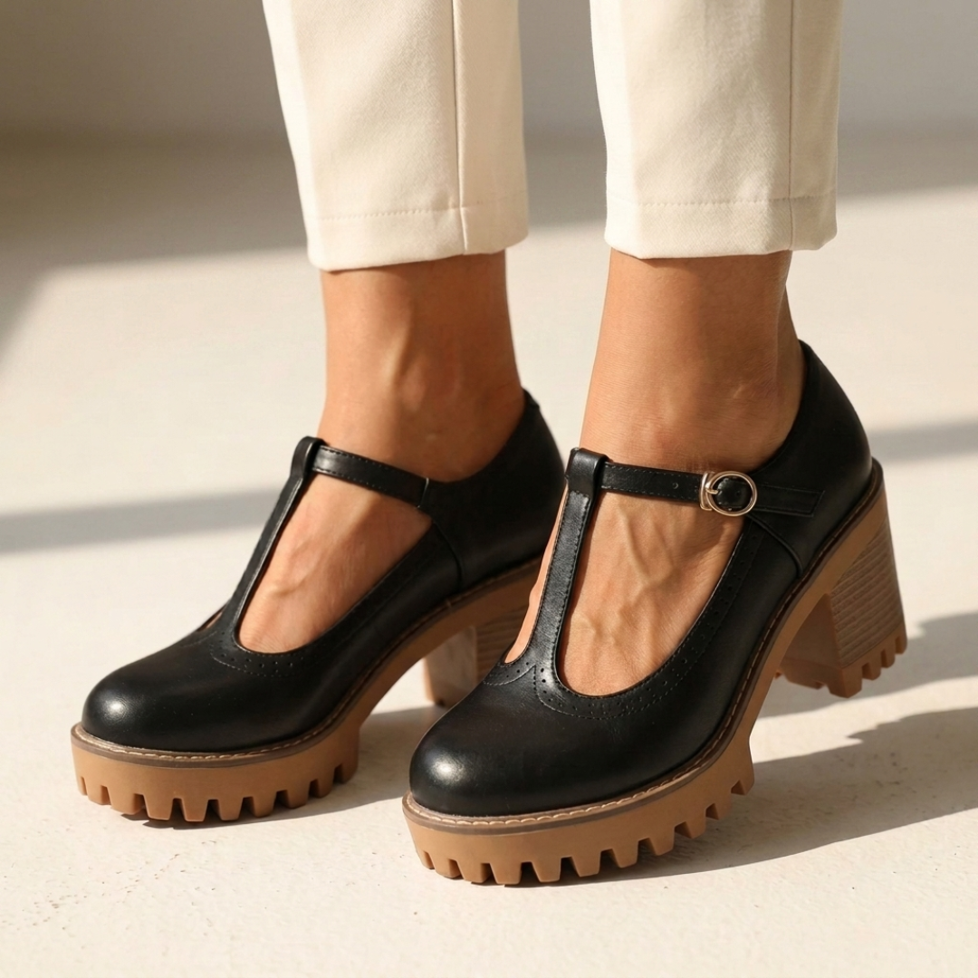 Meg - Tacones elegantes con tira T
