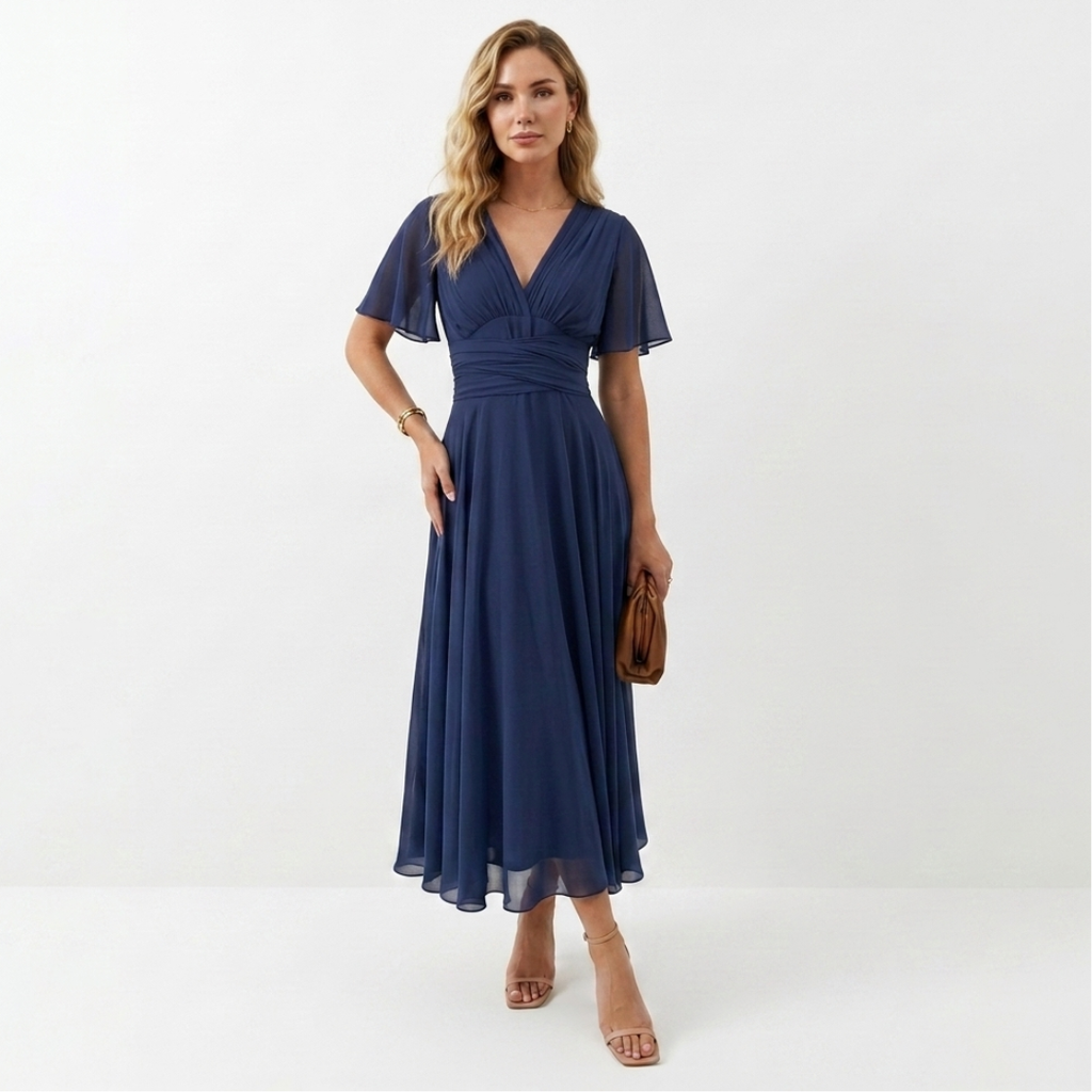 Cora - Vestido con espalda descubierta