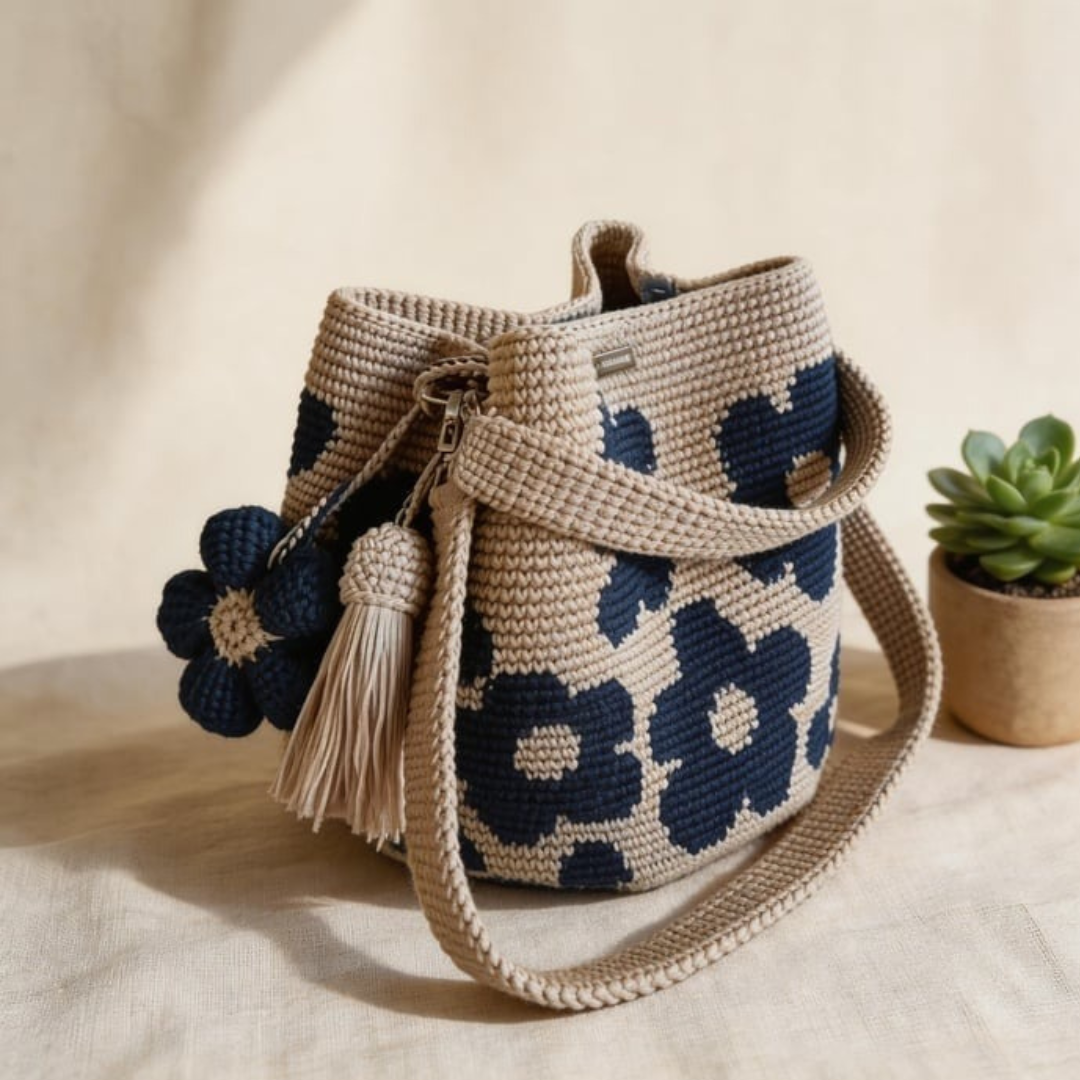 Pandora – Bolso de punto boho