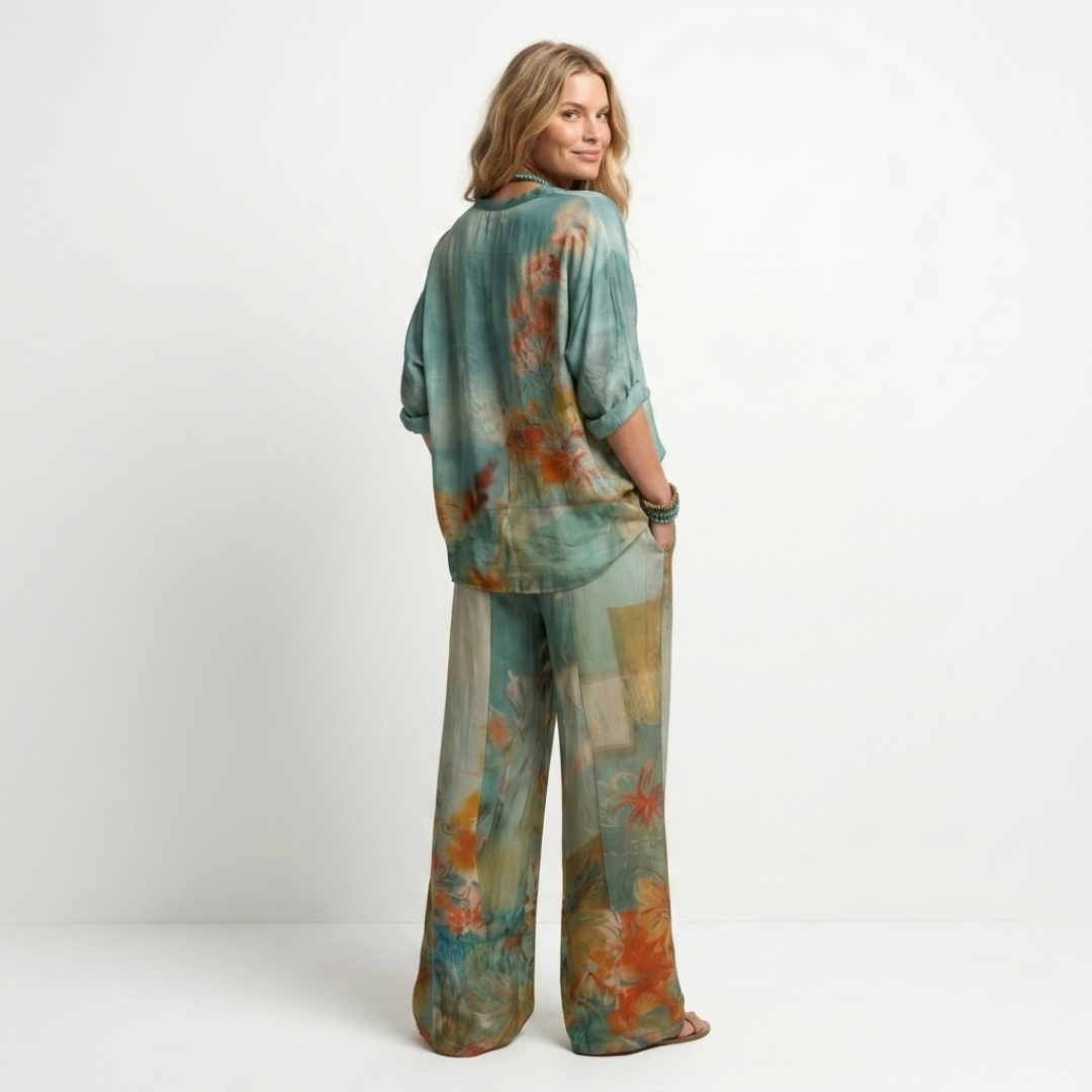 Nicole - Conjunto con diseños florales