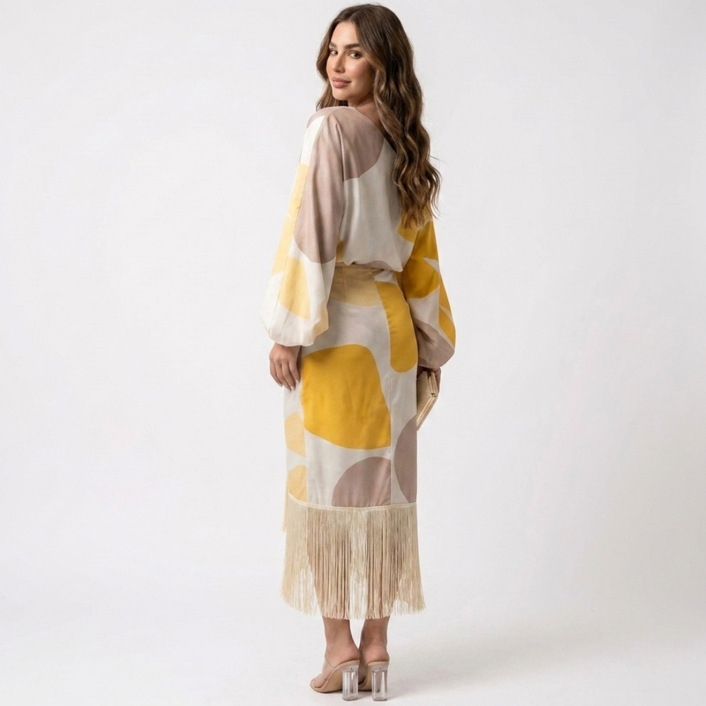 Calíope - Vestido de lujo con un aspecto deslumbrante