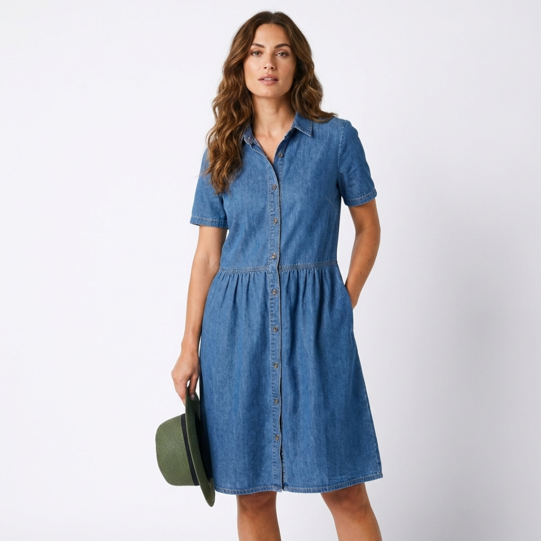 Neusa - Vestido estilo vaquero