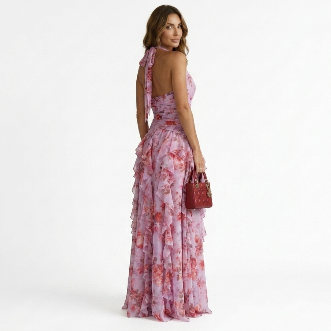 Dora - Vestido maxi con escote