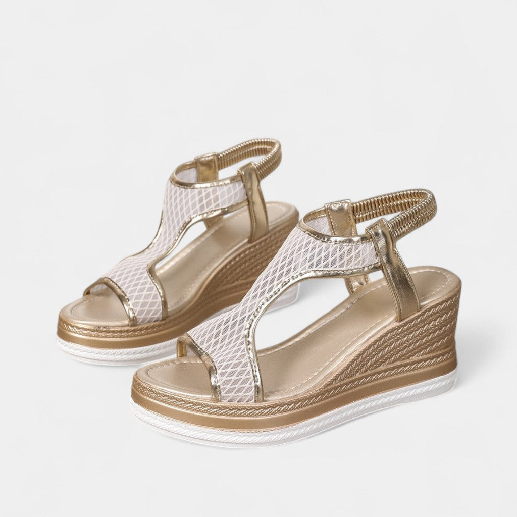 Electra – elegantes sandalias ortopédicas con plataforma para mujeres