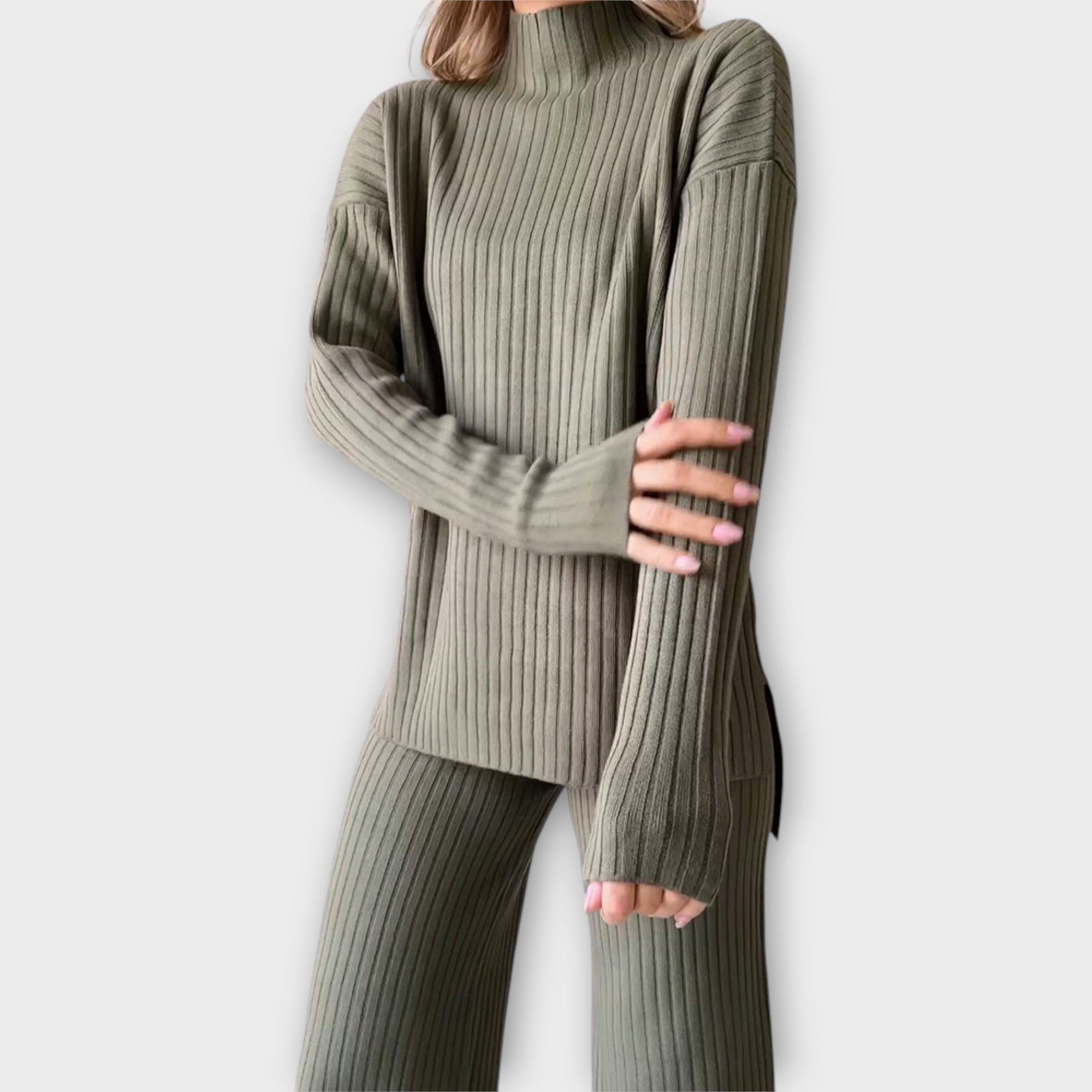 Conjunto Tejido con Corte Cómodo