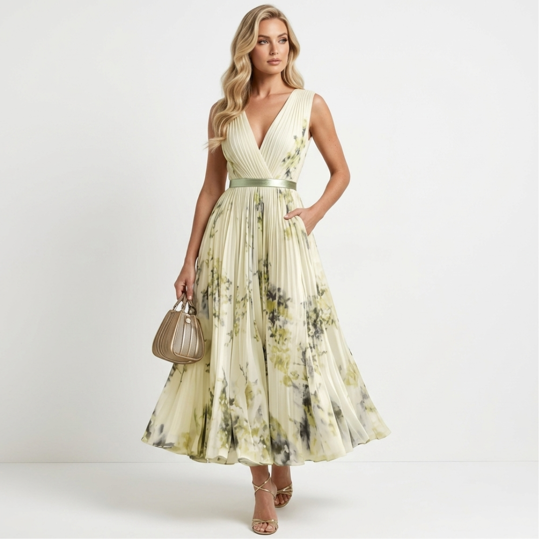 Íris - Vestido con estampado floral