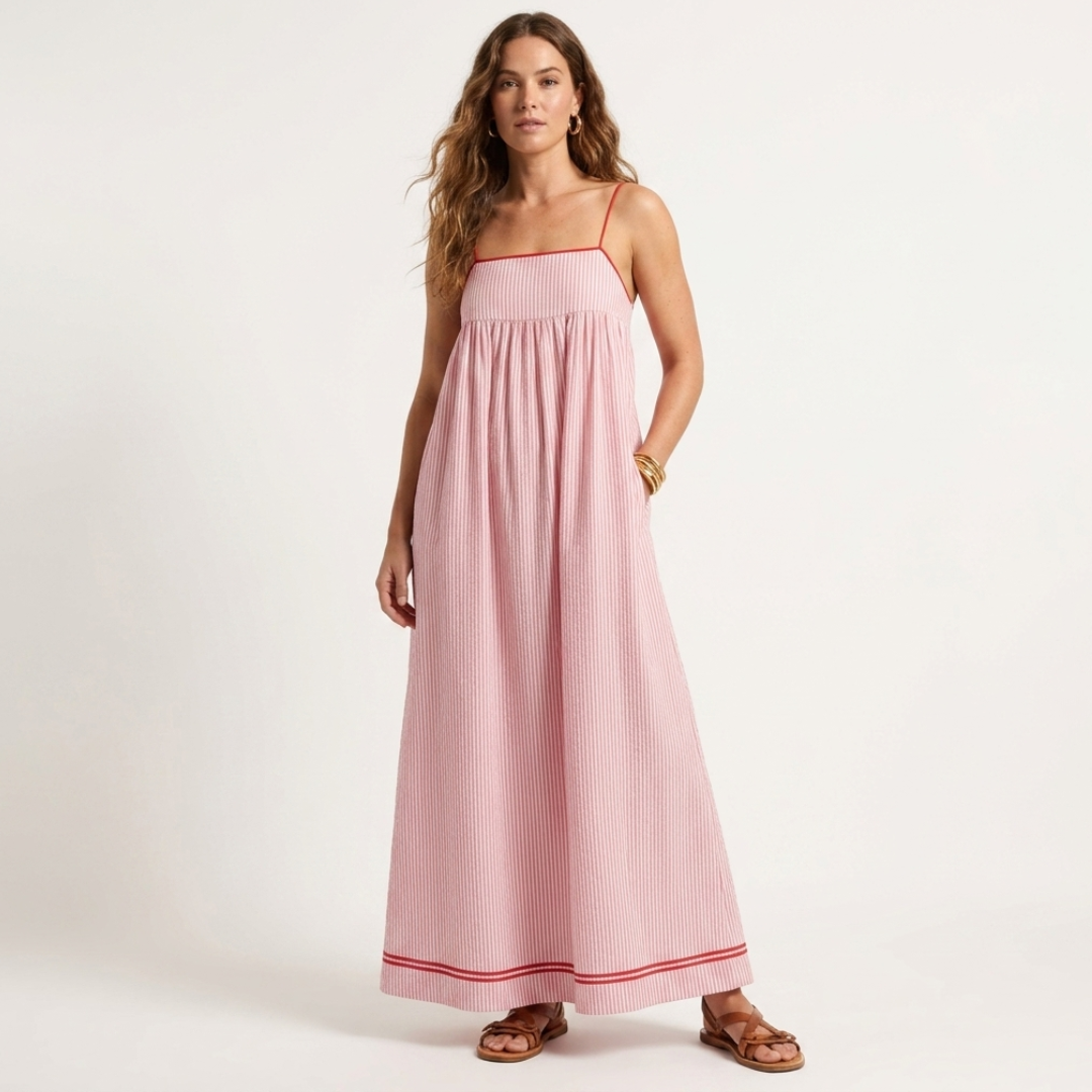 Sophia - Vestido Maxi a Rayas