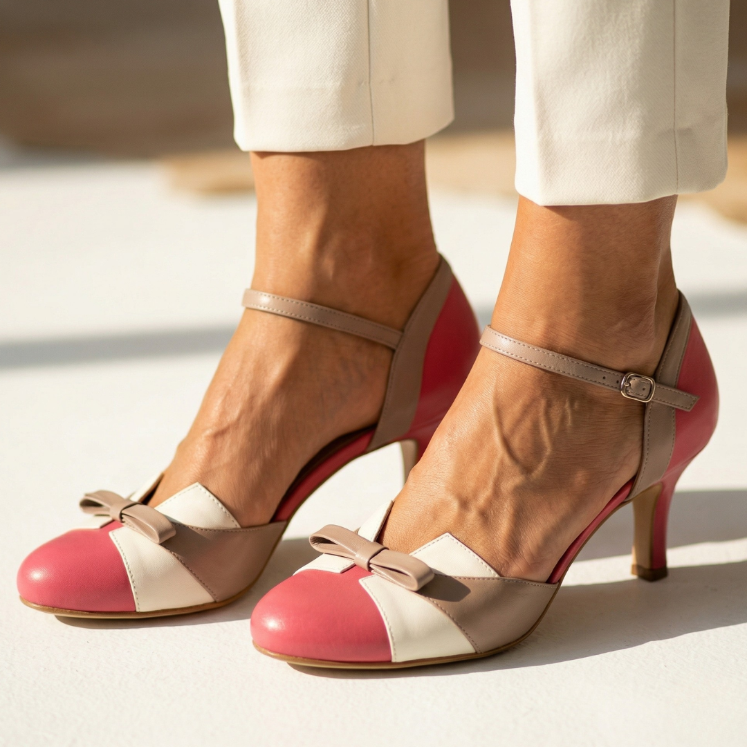 Élise - Cómodos tacones de cuero