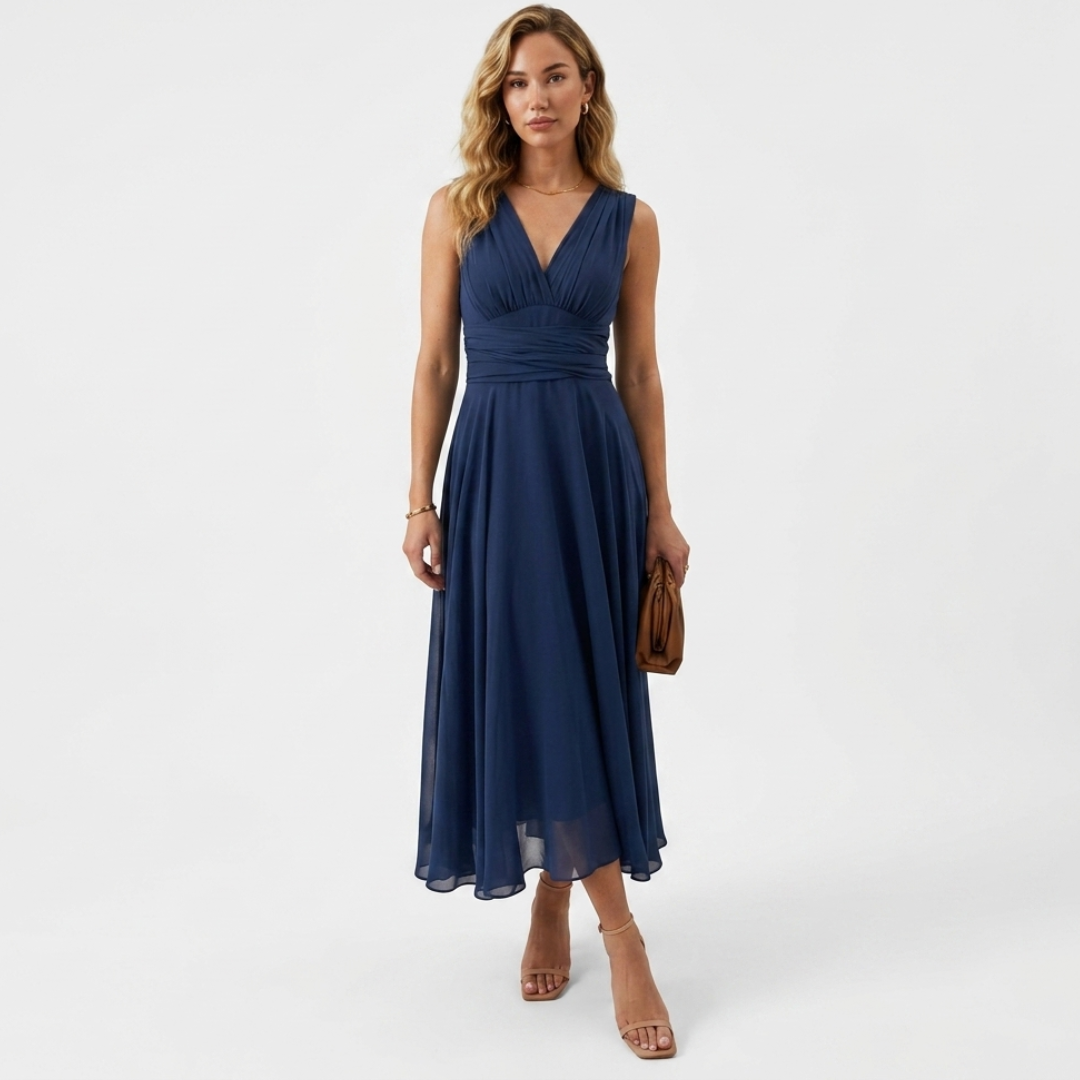 Cora - Vestido con espalda descubierta