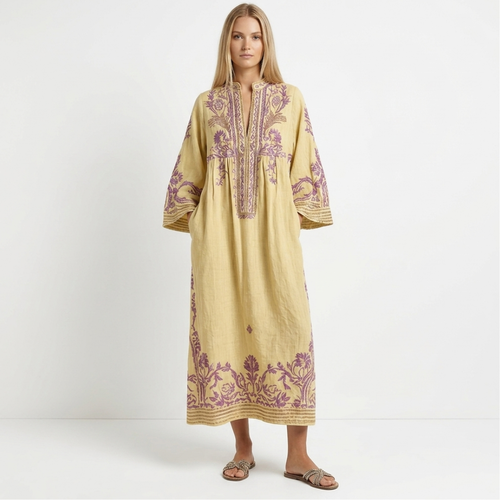 Ariadne - Vestido boho con bordado