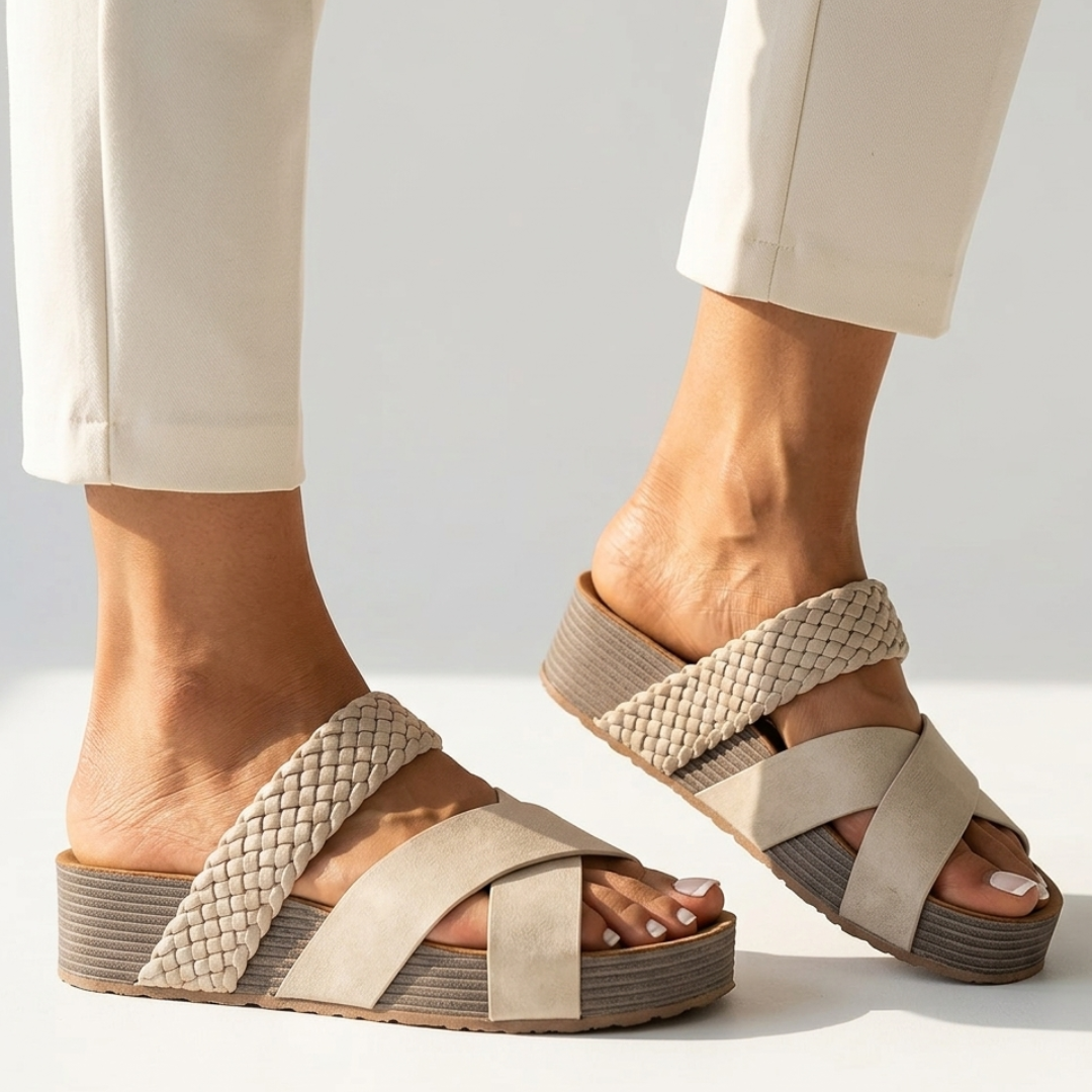 Julie - Sandalias ortopédicas de cuero