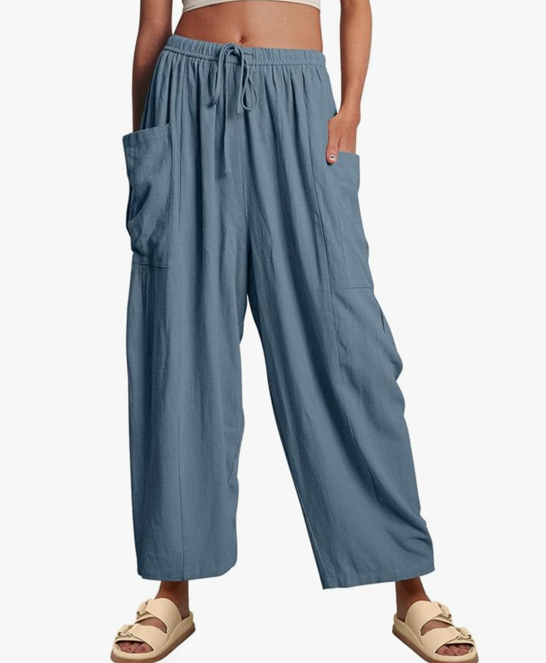 GABRIELLA | Pantalón de verano con perneras anchas