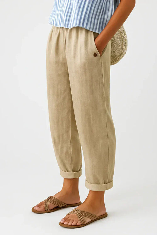 Agatha - Pantalones de lino atemporales