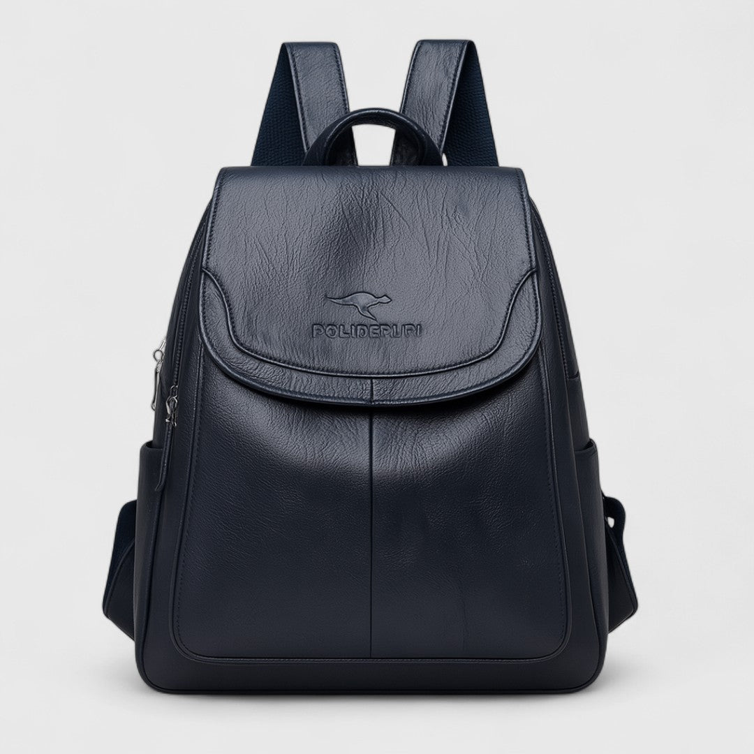 Kallisto - Mochila de cuero con diseño y estilo antirrobo