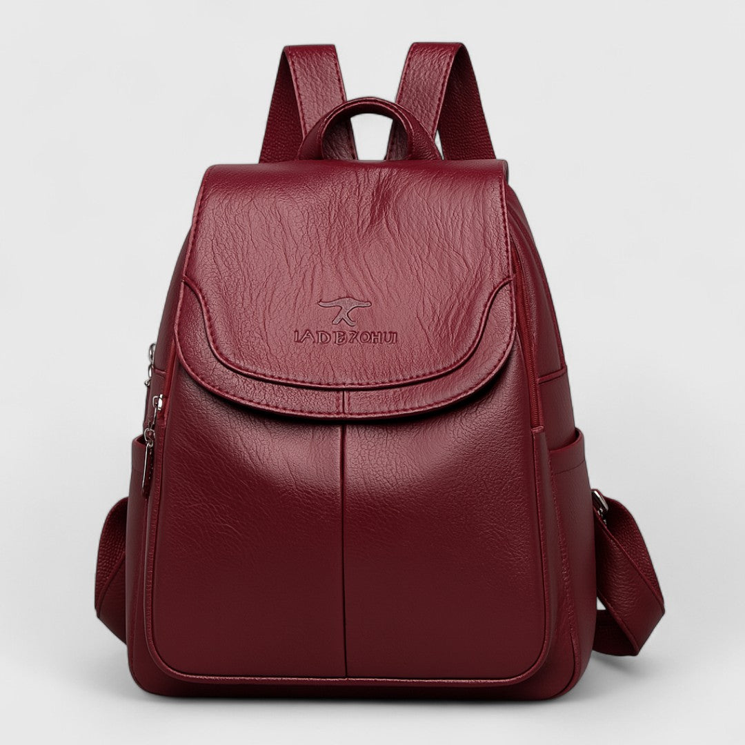 Kallisto - Mochila de cuero con diseño y estilo antirrobo
