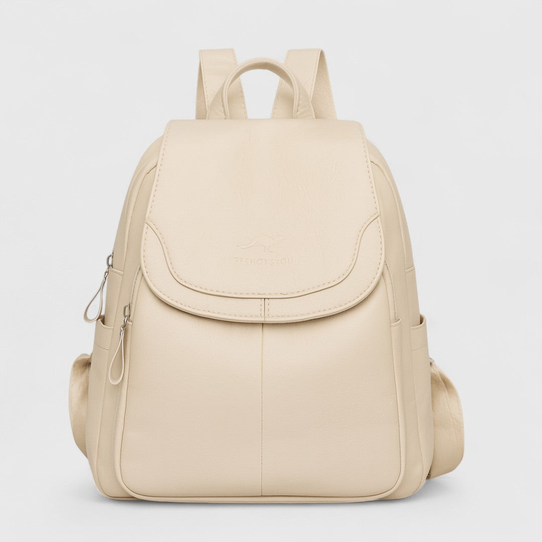 Kallisto - Mochila de cuero con diseño y estilo antirrobo